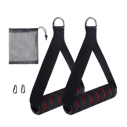Poignée en métal D-Ring avec crochet pour machine à câble, accessoires de fitness, gym, Foy Grip, entraînement à la maison, 2 bandes