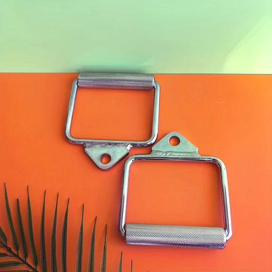 Poignée en acier pour machine à trefiler, machine à trefiler robuste avec poignée accessoire en caoutchouc, accessoires d'équipement de fitness