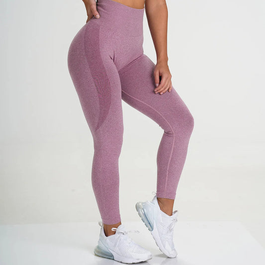 Leggings Femmes sans couture Sport Slim Tights Fitness taille haute | Idéal pour sport Entraînement  | Fitness Femme