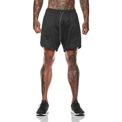 Short de Sport 2 en 1 pour hommes.