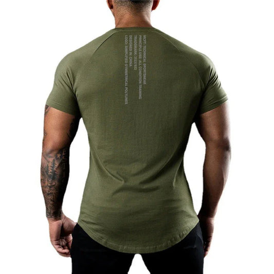 T-shirt Fitness Workout Muscle Manches courtes  | Homme Fitness