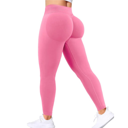 Leggins Femme Sans Couture Taille Haute en trois sections
