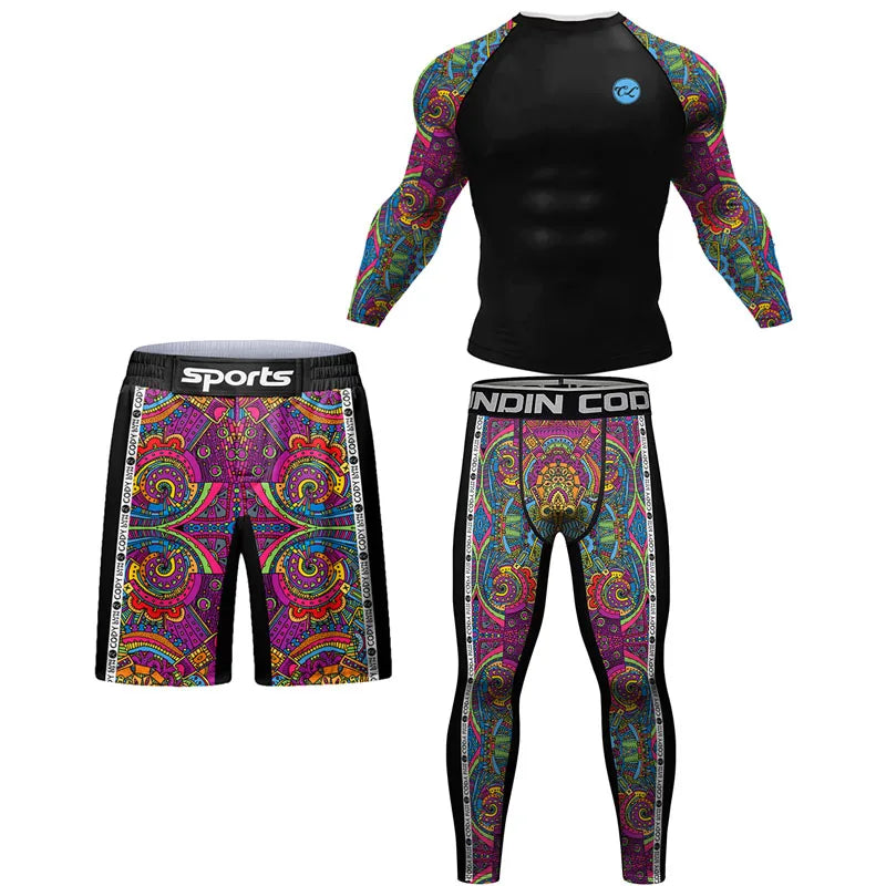 Ensemble de combat idéale pour entrainement de sport de Combat Kickboxing Training Sportsuit Bjj Muay Thai Maillots | | Vetement C