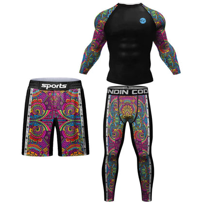 Ensemble de combat idéale pour entrainement de sport de Combat Kickboxing Training Sportsuit Bjj Muay Thai Maillots | | Vetement C