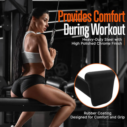 Poignées d'entraînement pour musculation du dos, accessoires pour biceps, curl, triceps, lat