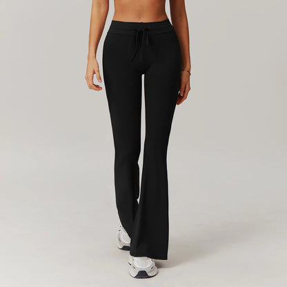 Leggings évasés de Yoga pour femmes, pantalons de Yoga taille haute, pour gymnastique, Fitness, course à pied, cyclisme, sport, pantalon évasé, danse latine