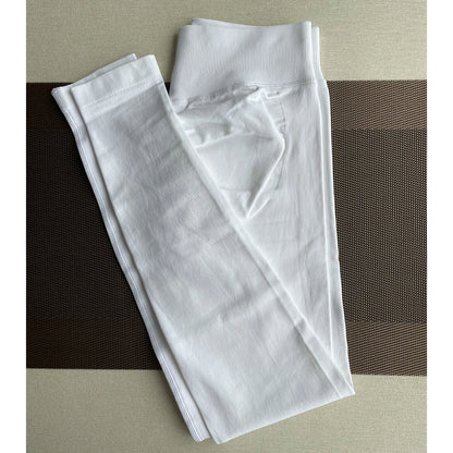 Leggings  Gym Femmes Sans Couture Sports Yoga Pantalon Bas Côtelé  | Fitness Femme