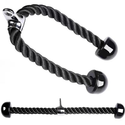 Triceps corde tirage pour appareil à charge guidée