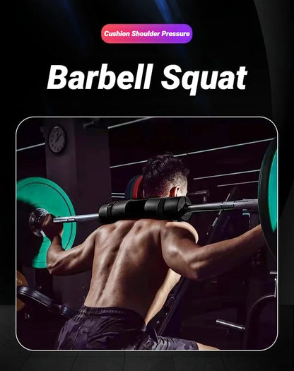 Épaulettes d'haltères épaisses et antidérapantes, Support de gymnastique, Fitness, haltérophilie, Squat, haltère, Protection du cou, entraînement de force