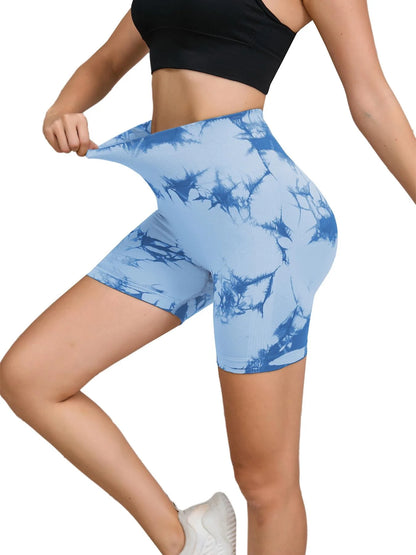 Short Fitness sans couture pour femmes, taille haute et levage des hanches, course à pied, Sexy, Fitness, Yoga
