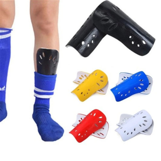 Paire de protège-tibias football en plastique respirant | 5 couleur | Accessoires SE