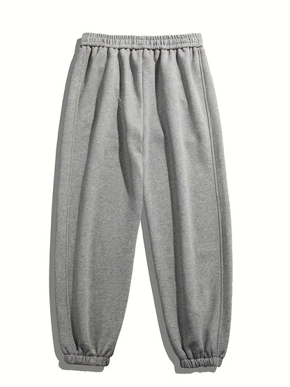 Pantalons décontractés à la mode pour hommes - pantalons de survêtement amples, adaptés à un usage quotidien toutes saisons - lavé à la machine, antiadhésif, respirant f