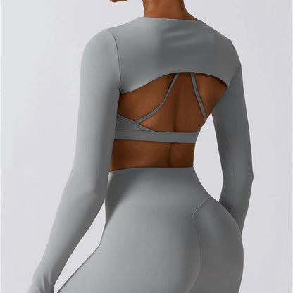 Ensemble 3Pcs Crop Tops Ideal pour Yoga