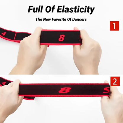 Ceinture Élastique d’étirement 8 Section | Pilates Fitness Danse Yoga | Accessoires