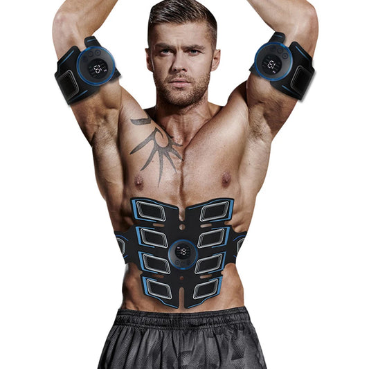Entraîneur musculaire abdominal aste USB, masseur musculaire abdominal portable, ceinture d'entraînement électronique, équipement de fitness