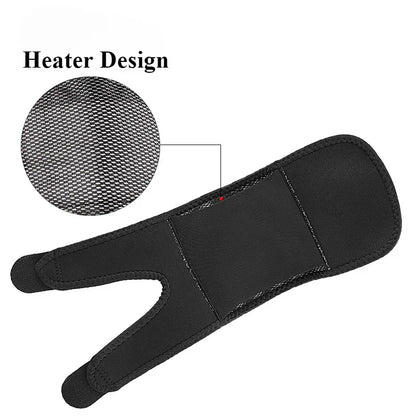 Genouillère chauffante électrique, attelle de massage réglable, 3 vitesses de température, protection du coude, compresse chaude, ceinture de protection des épaules