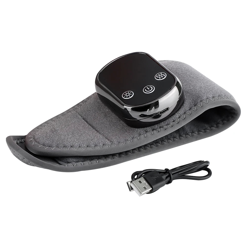 Coussin chauffant sans fil pour cheville, Massage par Vibration électrique, enveloppe chauffante pour les mains, pour poignet et cheville, attelle chauffante Rechargeable