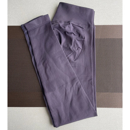 Leggings  Gym Femmes Sans Couture Sports Yoga Pantalon Bas Côtelé  | Fitness Femme