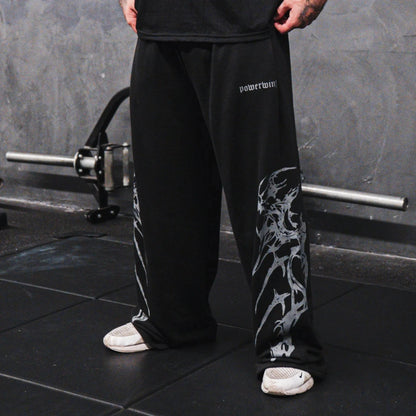 Pantalon de sport unisexe pour hommes et femmes, Streetwear, décontracté, avec cordon de serrage, coupe ample, jambes larges, survêtement, Fitness alternatif, mode