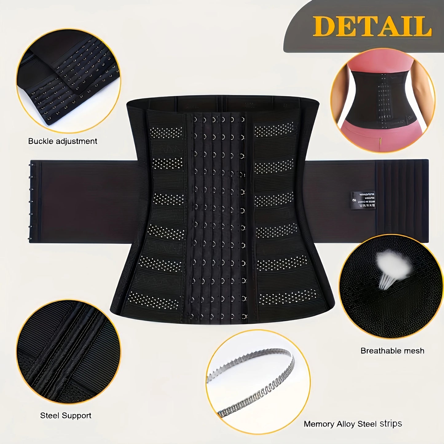 Serre-Taille pour buste,  ceinture de Sport modelant le corps
