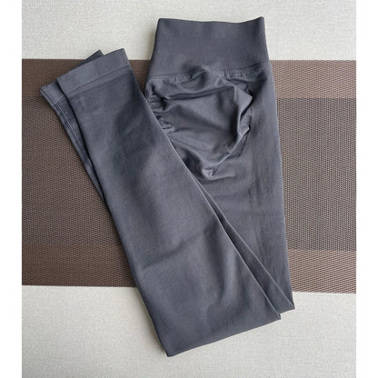 Leggings  Gym Femmes Sans Couture Sports Yoga Pantalon Bas Côtelé  | Fitness Femme