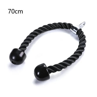 Triceps corde tirage pour appareil à charge guidée