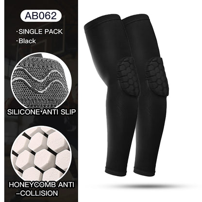 Protection du coude de sport en nid d'abeille, 2 pièces, Anti-collision, Protection de la pression, manchon du bras, basket-ball, cyclisme, équipement de Protection pour le Fitness