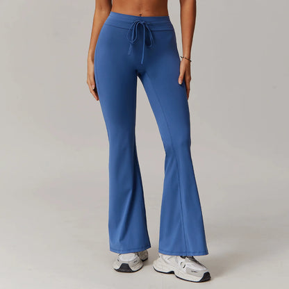 Leggings évasés de Yoga pour femmes, pantalons de Yoga taille haute, pour gymnastique, Fitness, course à pied, cyclisme, sport, pantalon évasé, danse latine