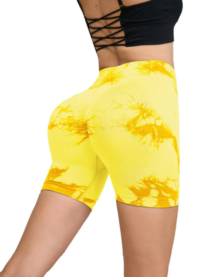 Short Fitness sans couture pour femmes, taille haute et levage des hanches, course à pied, Sexy, Fitness, Yoga