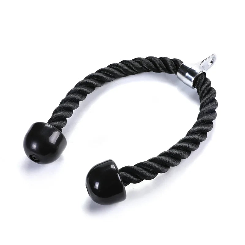 Triceps corde tirage pour appareil à charge guidée