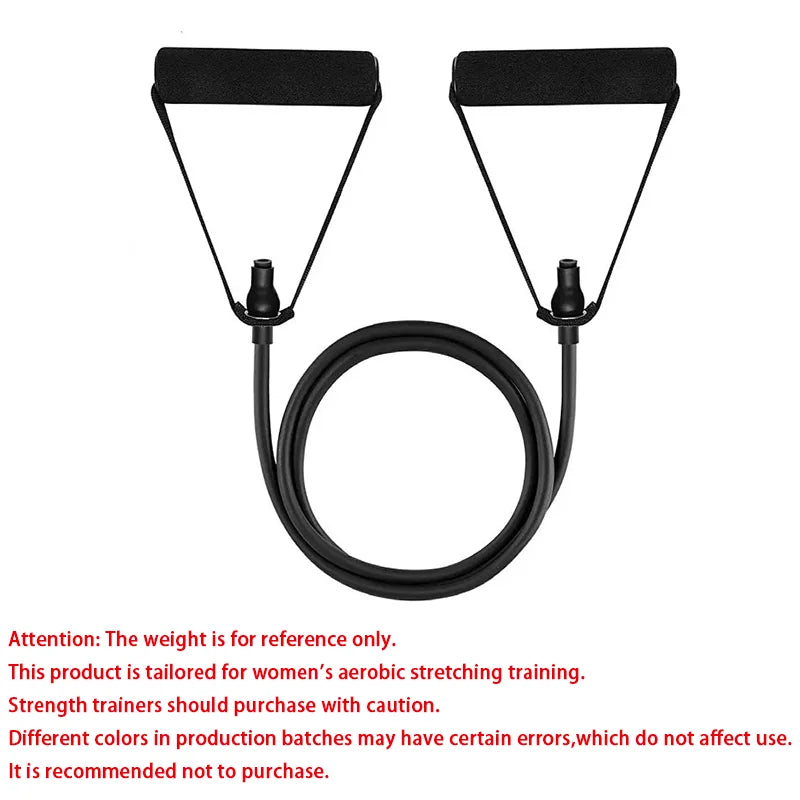 Bandes de résistance avec poignées, bandes d'exercice, bandes d'entraînement avec poignées pour hommes et femmes, équipement de musculation à la maison