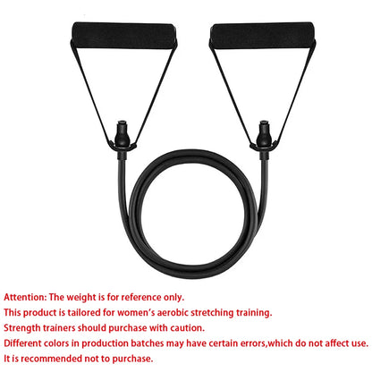 Bandes de résistance avec poignées, bandes d'exercice, bandes d'entraînement avec poignées pour hommes et femmes, équipement de musculation à la maison