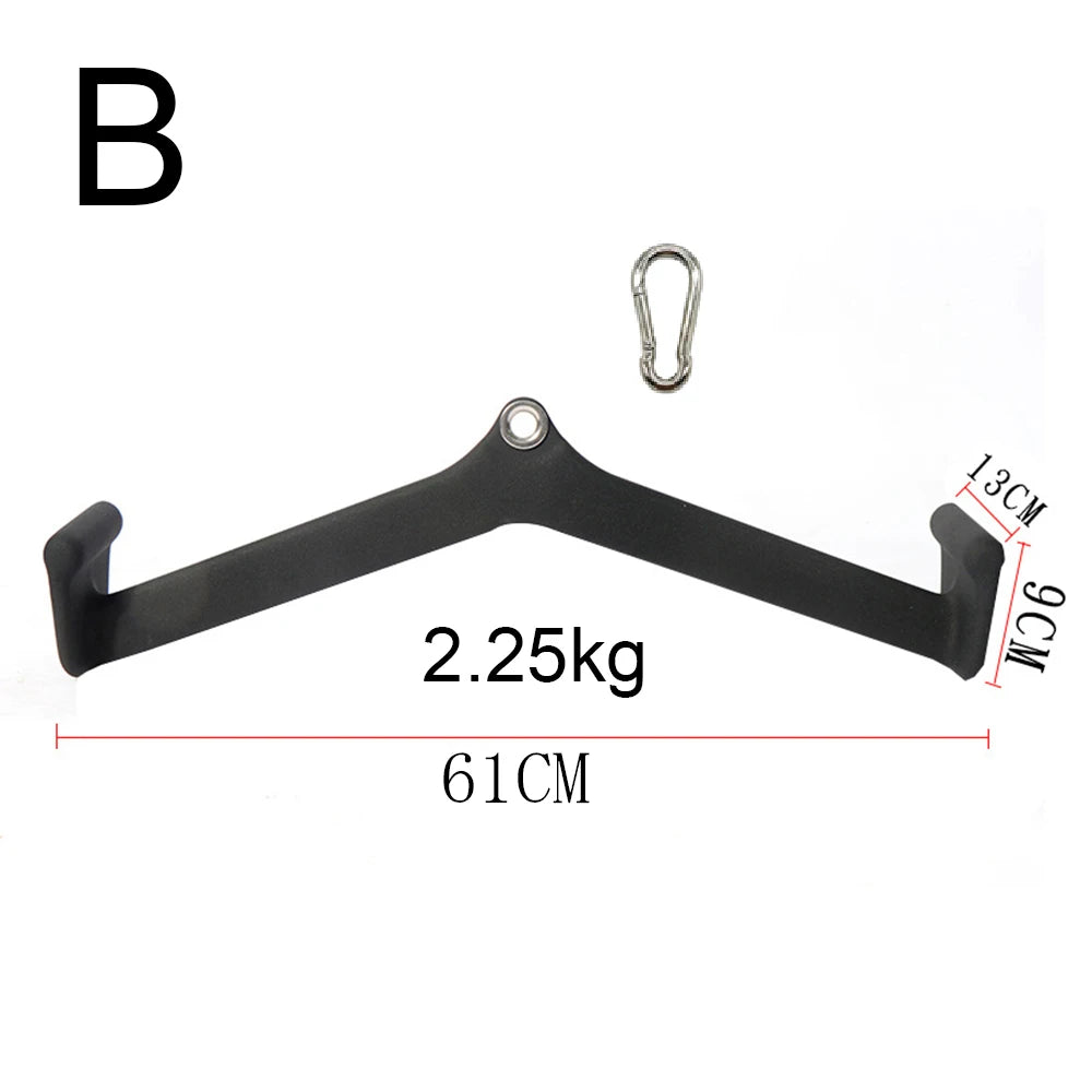Accueil Gym Fitness aviron barre en V poulie câble Machine accessoires Biceps Triceps dos Blaster poignée tirer vers le bas poignées
