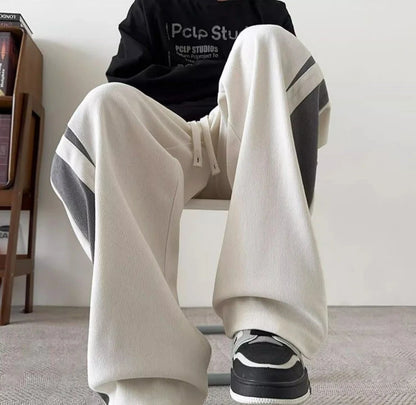Pantalon droit homme pantalons de survêtement liquidation automne hiver mode Cool décontracté haute qualité Y2k drapé homme pantalon de sport