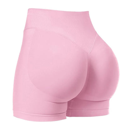 Short Taille basse côtelée sans couture haute élasticité Booty  | Fitness Femme