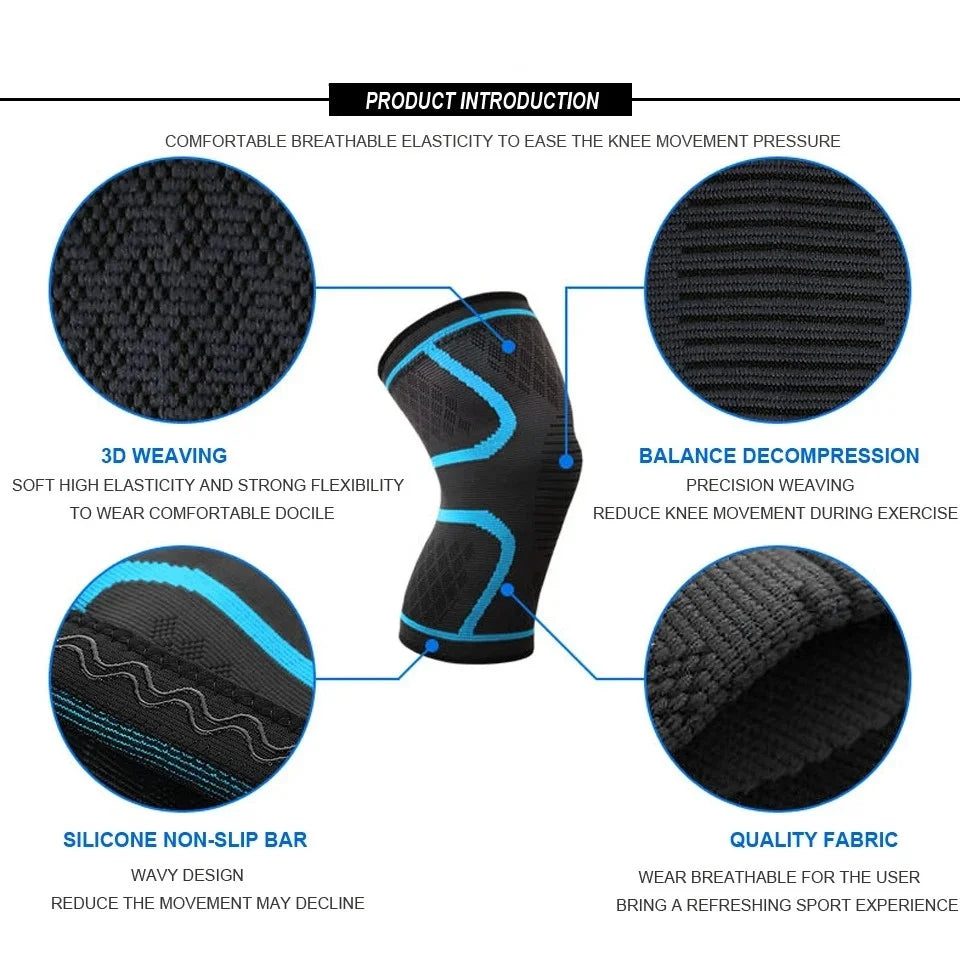 Genouillère Nylon pour Fitness | Course Cyclisme Basket-Ball