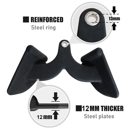Accueil Gym Fitness aviron barre en V poulie câble Machine accessoires Biceps Triceps dos Blaster poignée tirer vers le bas poignées