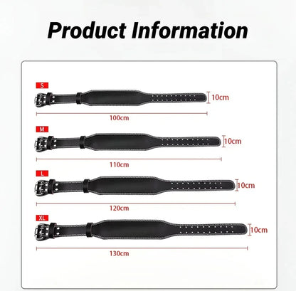 Ceintures d'haltérophilie de 10.5cm de largeur pour hommes et femmes, Support dorsal pour la musculation, l'entraînement croisé et l'entraînement physique