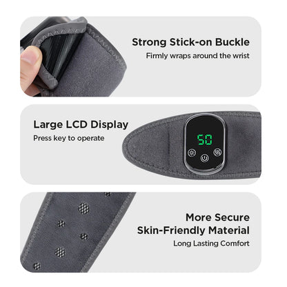 Coussin chauffant sans fil pour cheville, Massage par Vibration électrique, enveloppe chauffante pour les mains, pour poignet et cheville, attelle chauffante Rechargeable