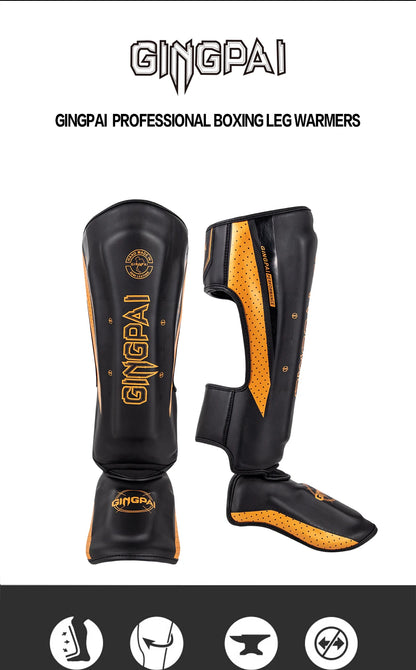 Protecteur de jambe de combat professionnel Sanda Entraînement de boxe adulte Protecteur de pied de tibia adulte Panneau arrière Muay Thai | Accessoires C