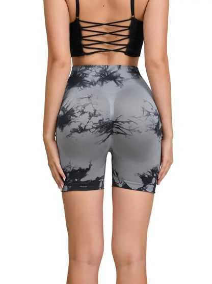 Short Fitness sans couture pour femmes, taille haute et levage des hanches, course à pied, Sexy, Fitness, Yoga