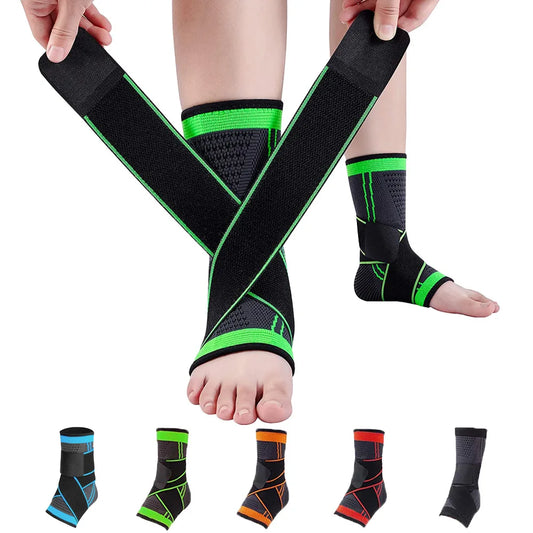 Support de cheville réglable | Protecteur pour course à pied Football Basket-ball Gym | Bandage Cheville Sangle | Accessoires SE