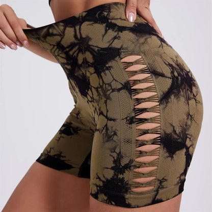 Short Fitness sans couture pour femmes, taille haute et levage des hanches, course à pied, Sexy, Fitness, Yoga