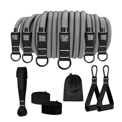 Bandes de résistance bandes d'exercice bandes de Fitness robustes ensemble avec poignées bandes d'entraînement équipement de gymnastique à domicile multifonction