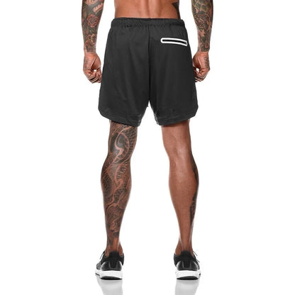 Short de Sport 2 en 1 pour hommes.