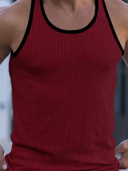 Débardeurs musculaires sans manches pour hommes | Fitness en salle de sport Style streetwear décontracté | Fitness Homme