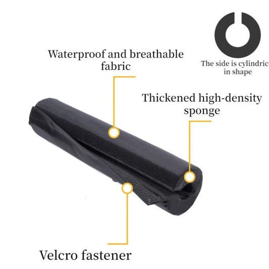 Coussinets d'haltères de levage de poids pour le sport, support de barre de squat, couverture de pince de sport côtelée, protection solide, fournitures de coussinets initiés