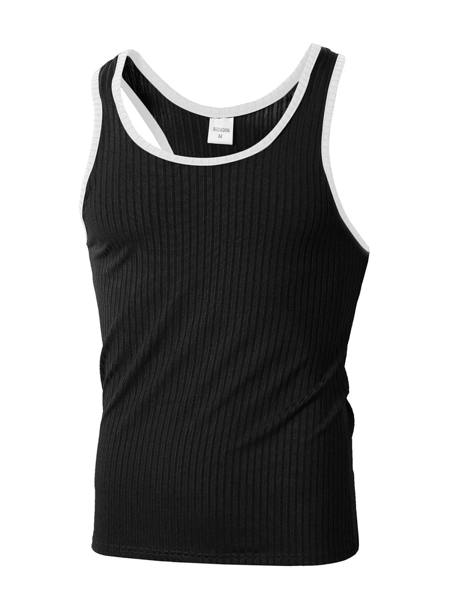 Débardeurs musculaires sans manches pour hommes | Fitness en salle de sport Style streetwear décontracté | Fitness Homme