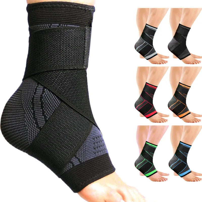 Support de cheville réglable | Protecteur pour course à pied Football Basket-ball Gym | Bandage Cheville Sangle | Accessoires SE