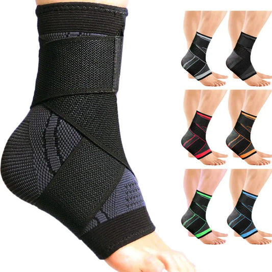 Support de cheville réglable | Protecteur pour course à pied Football Basket-ball Gym | Bandage Cheville Sangle | Accessoires SE